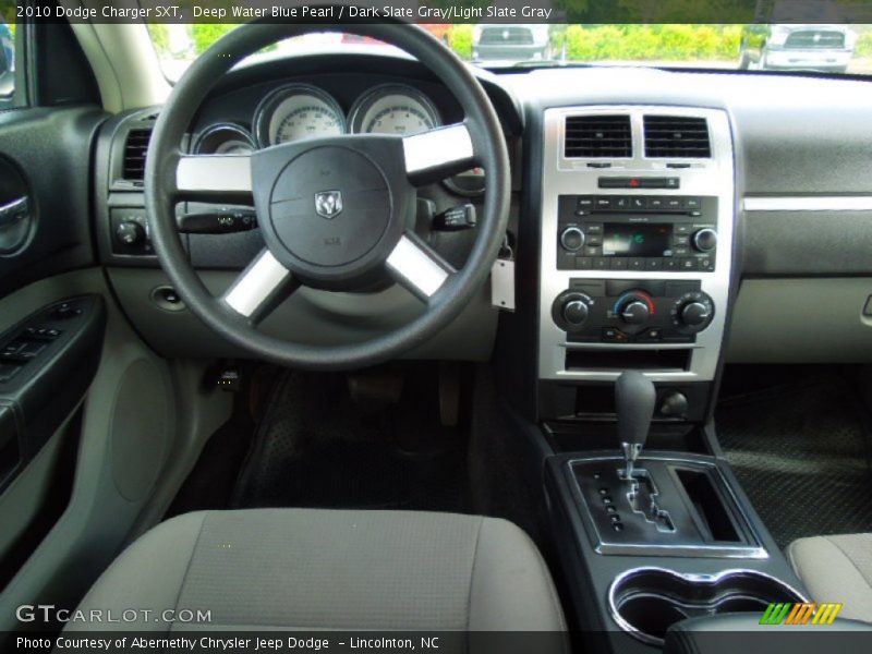 Deep Water Blue Pearl / Dark Slate Gray/Light Slate Gray 2010 Dodge Charger SXT