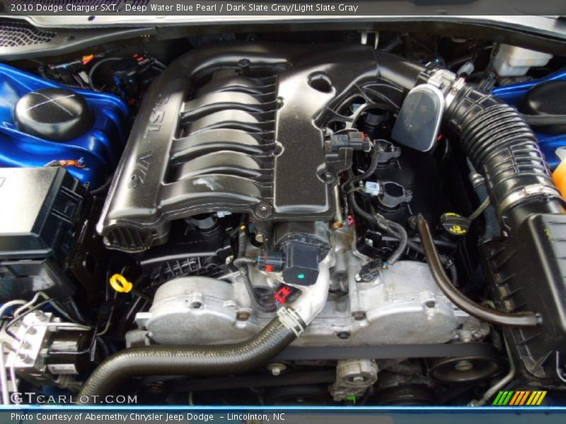 Deep Water Blue Pearl / Dark Slate Gray/Light Slate Gray 2010 Dodge Charger SXT