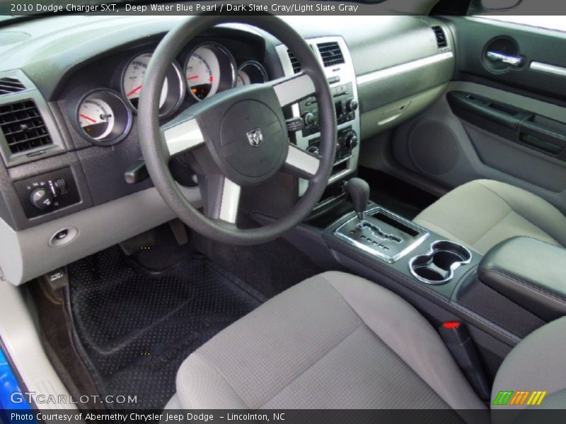 Deep Water Blue Pearl / Dark Slate Gray/Light Slate Gray 2010 Dodge Charger SXT