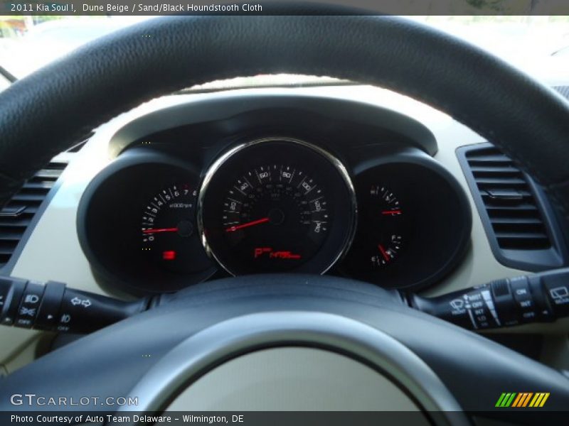 Dune Beige / Sand/Black Houndstooth Cloth 2011 Kia Soul !