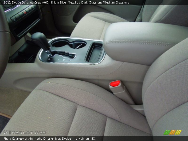 Bright Silver Metallic / Dark Graystone/Medium Graystone 2012 Dodge Durango Crew AWD