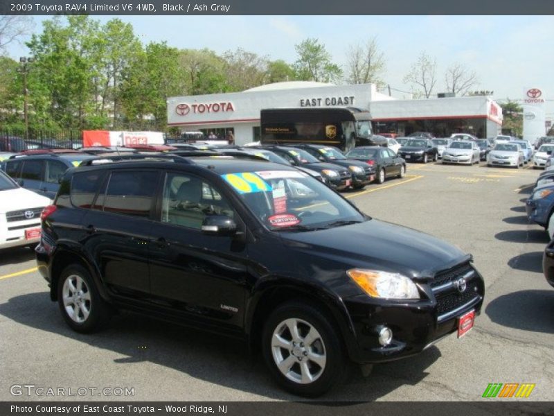 Black / Ash Gray 2009 Toyota RAV4 Limited V6 4WD