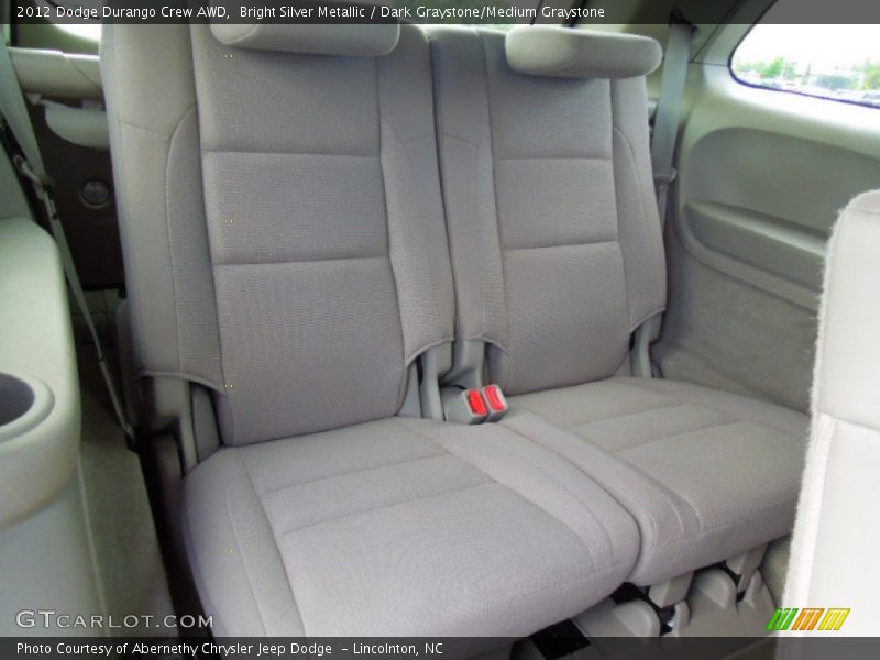 Bright Silver Metallic / Dark Graystone/Medium Graystone 2012 Dodge Durango Crew AWD