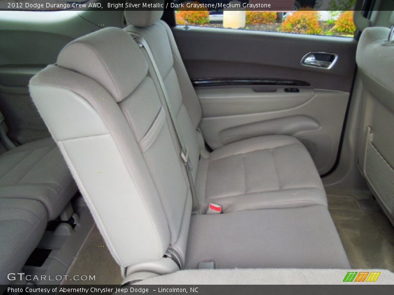 Bright Silver Metallic / Dark Graystone/Medium Graystone 2012 Dodge Durango Crew AWD