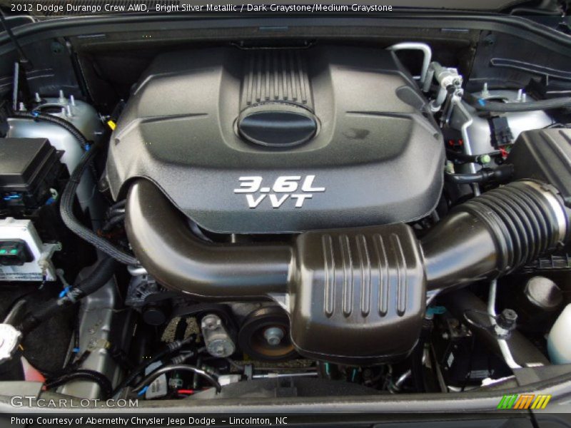  2012 Durango Crew AWD Engine - 3.6 Liter DOHC 24-Valve VVT Pentastar V6