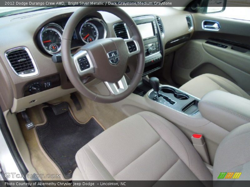 Dark Graystone/Medium Graystone Interior - 2012 Durango Crew AWD 