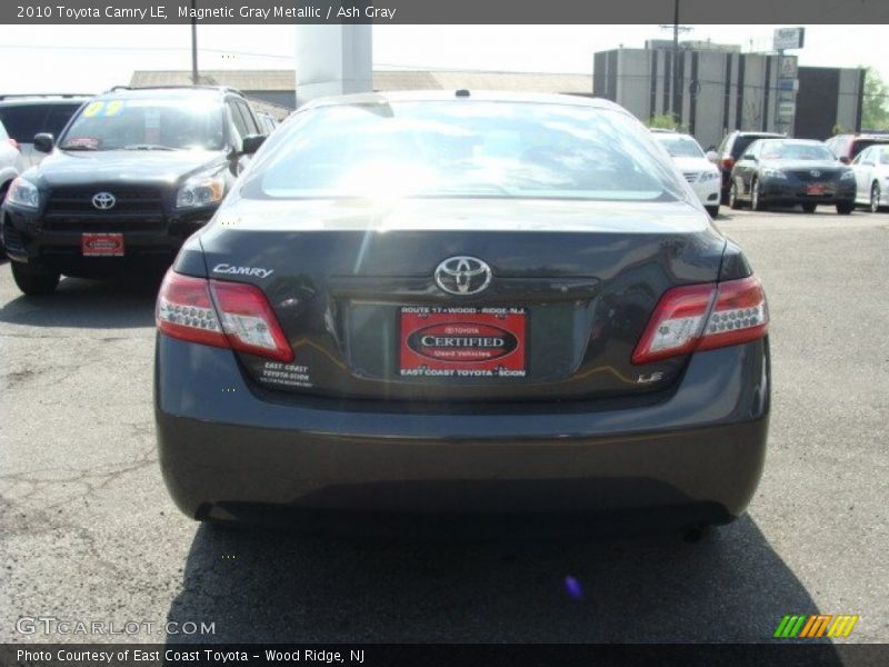 Magnetic Gray Metallic / Ash Gray 2010 Toyota Camry LE