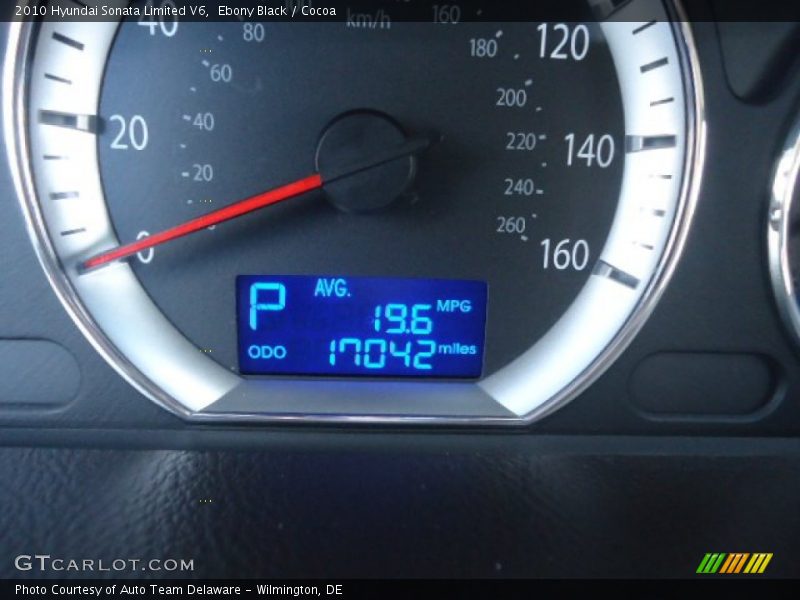 Ebony Black / Cocoa 2010 Hyundai Sonata Limited V6