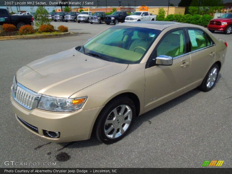 Dune Pearl Metallic / Sand 2007 Lincoln MKZ Sedan