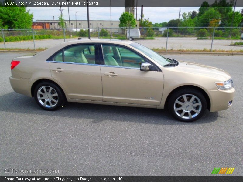 Dune Pearl Metallic / Sand 2007 Lincoln MKZ Sedan