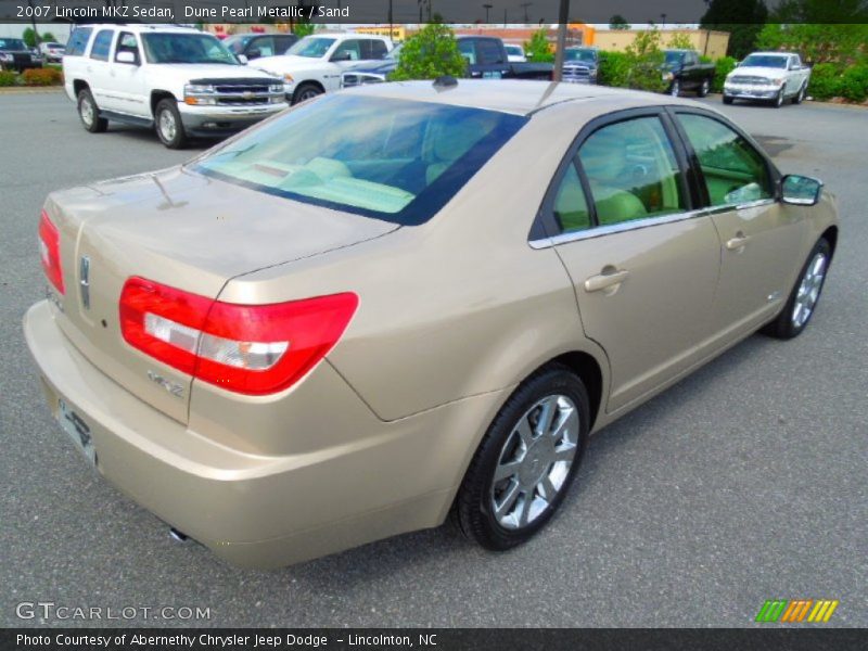 Dune Pearl Metallic / Sand 2007 Lincoln MKZ Sedan