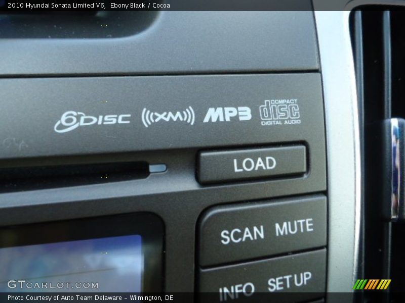 Ebony Black / Cocoa 2010 Hyundai Sonata Limited V6