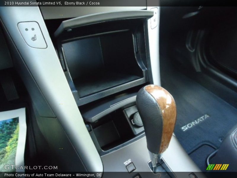 Ebony Black / Cocoa 2010 Hyundai Sonata Limited V6