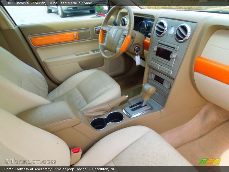 Dune Pearl Metallic / Sand 2007 Lincoln MKZ Sedan