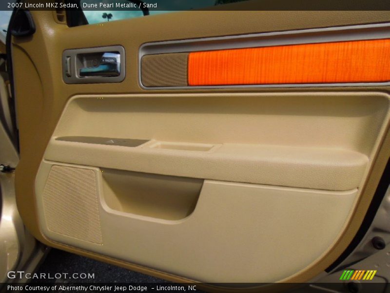 Dune Pearl Metallic / Sand 2007 Lincoln MKZ Sedan