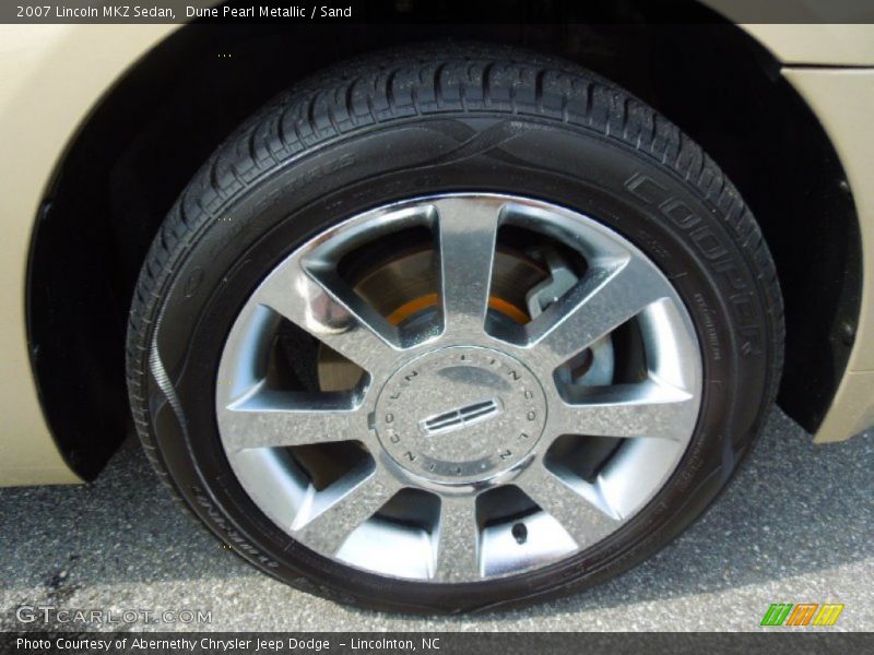 Dune Pearl Metallic / Sand 2007 Lincoln MKZ Sedan
