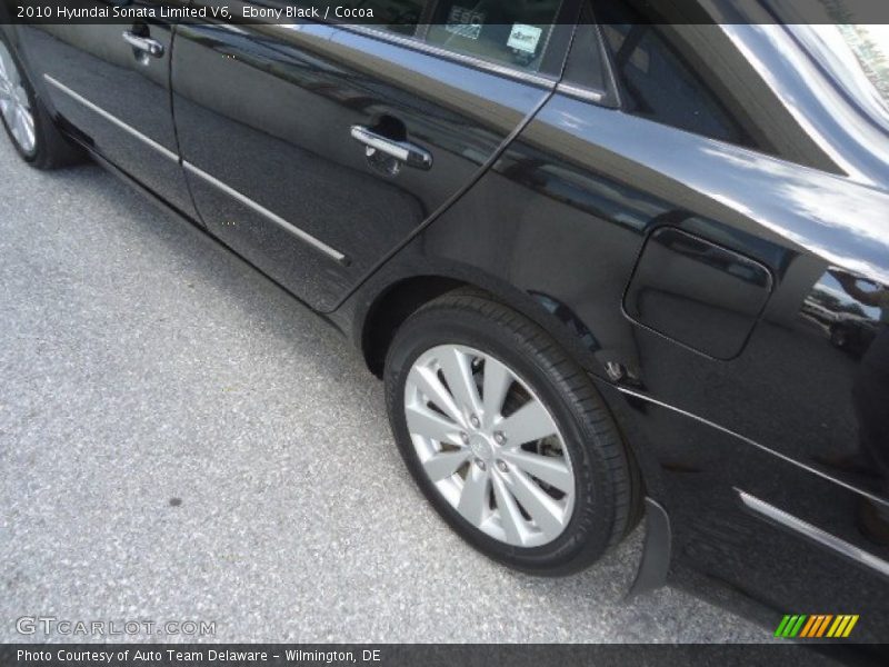 Ebony Black / Cocoa 2010 Hyundai Sonata Limited V6