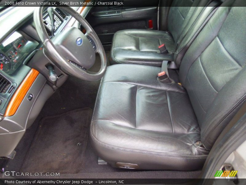 Front Seat of 2008 Crown Victoria LX