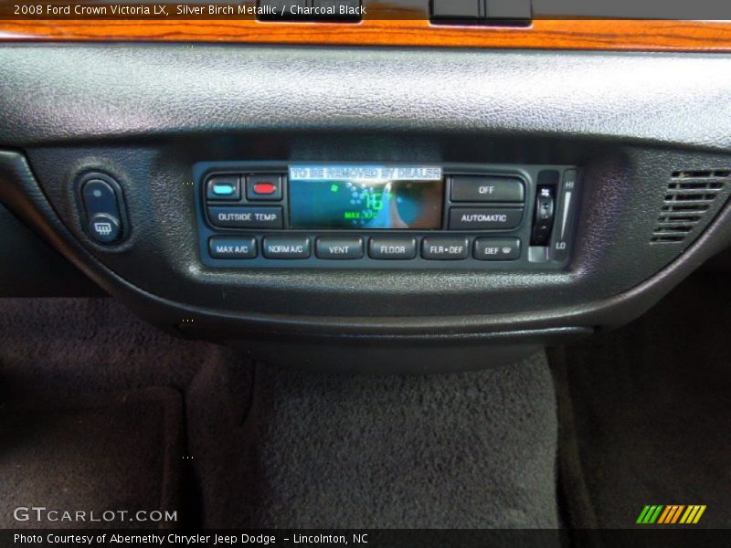 Silver Birch Metallic / Charcoal Black 2008 Ford Crown Victoria LX