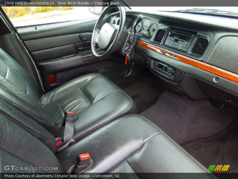 Silver Birch Metallic / Charcoal Black 2008 Ford Crown Victoria LX