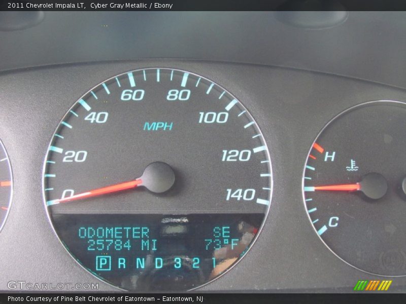 Cyber Gray Metallic / Ebony 2011 Chevrolet Impala LT