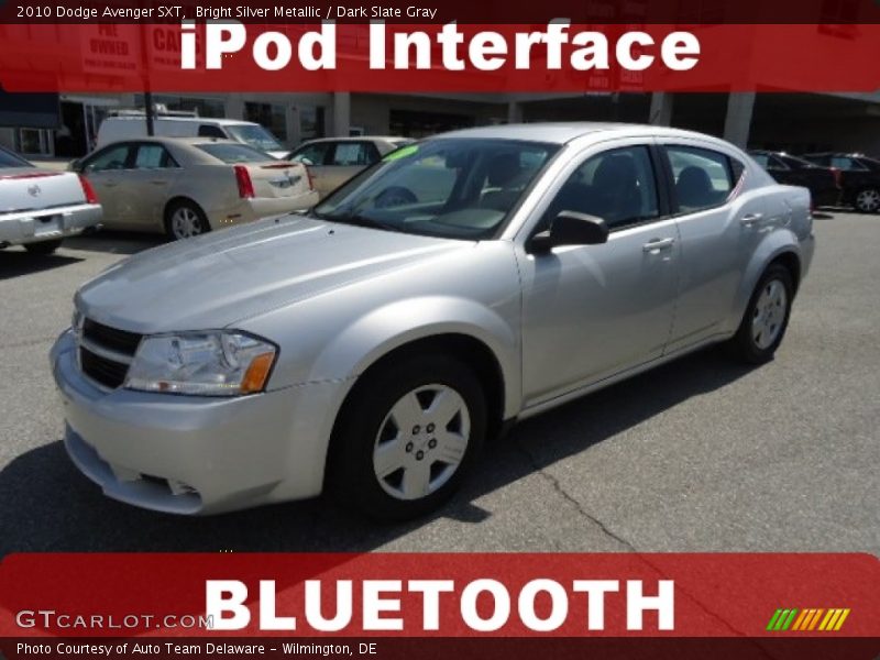 Bright Silver Metallic / Dark Slate Gray 2010 Dodge Avenger SXT