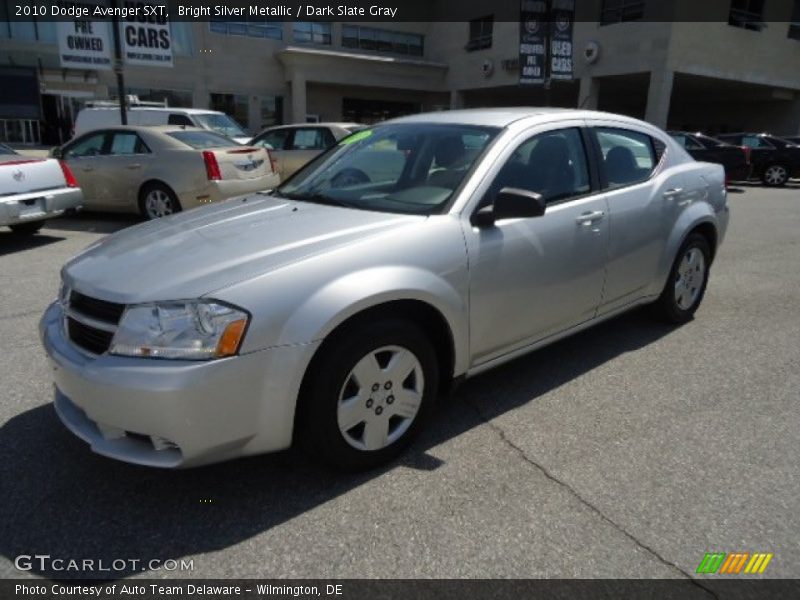 Bright Silver Metallic / Dark Slate Gray 2010 Dodge Avenger SXT