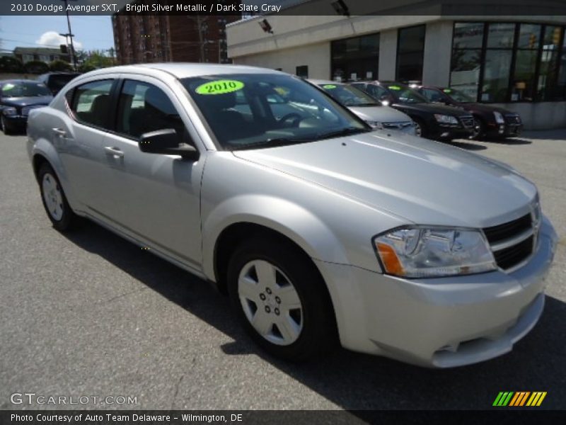 Bright Silver Metallic / Dark Slate Gray 2010 Dodge Avenger SXT