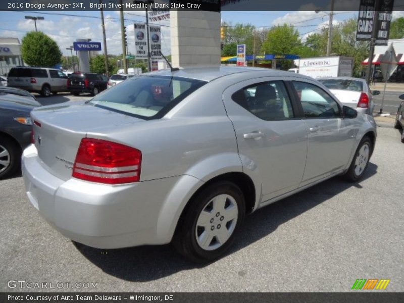 Bright Silver Metallic / Dark Slate Gray 2010 Dodge Avenger SXT
