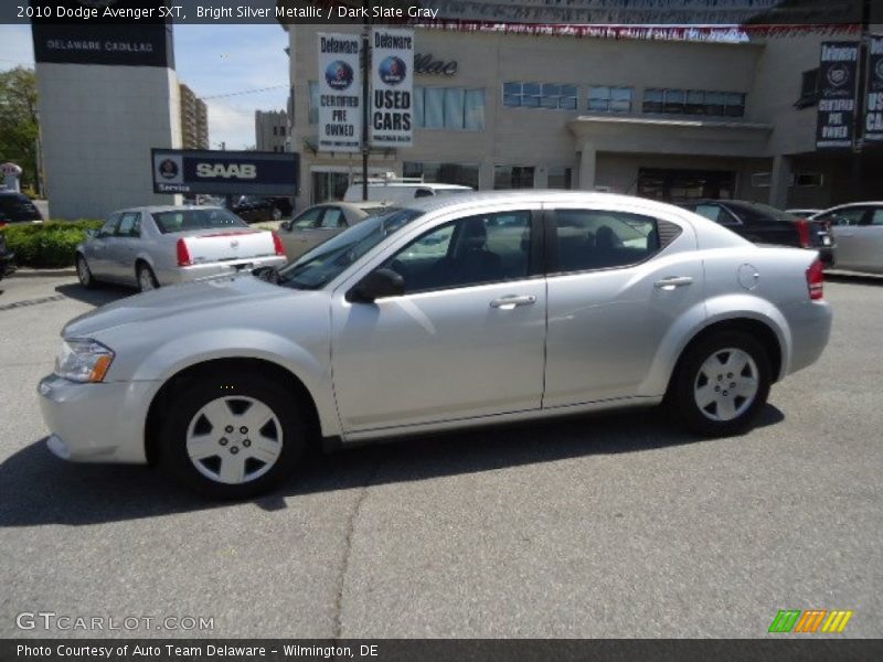 Bright Silver Metallic / Dark Slate Gray 2010 Dodge Avenger SXT