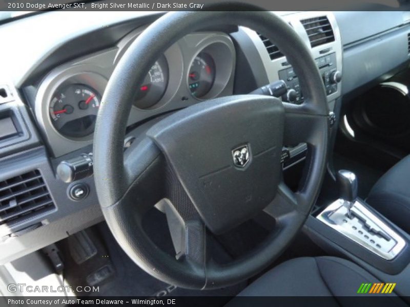 Bright Silver Metallic / Dark Slate Gray 2010 Dodge Avenger SXT