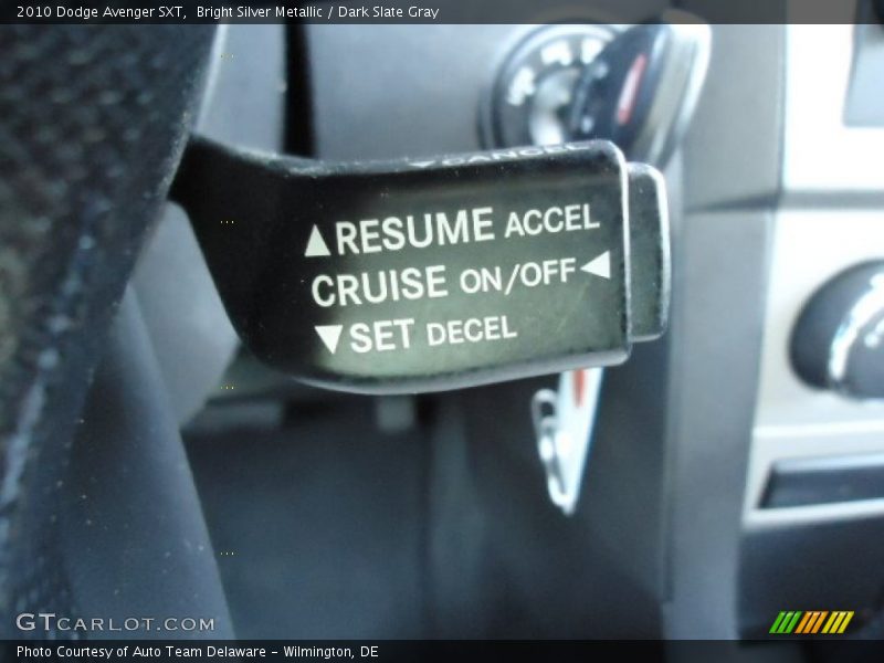 Bright Silver Metallic / Dark Slate Gray 2010 Dodge Avenger SXT
