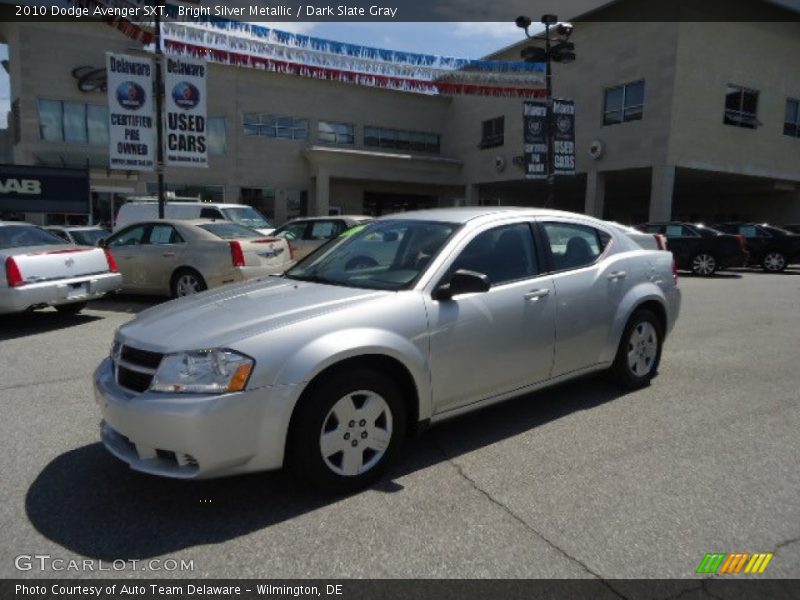 Bright Silver Metallic / Dark Slate Gray 2010 Dodge Avenger SXT