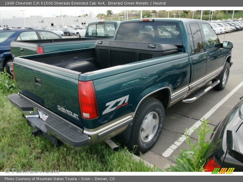 Emerald Green Metallic / Neutral 1998 Chevrolet C/K K1500 Silverado Extended Cab 4x4