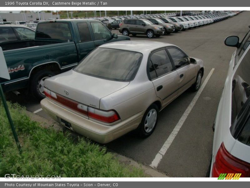 Cashmere Beige Metallic / Tan 1996 Toyota Corolla DX