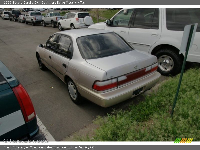 Cashmere Beige Metallic / Tan 1996 Toyota Corolla DX