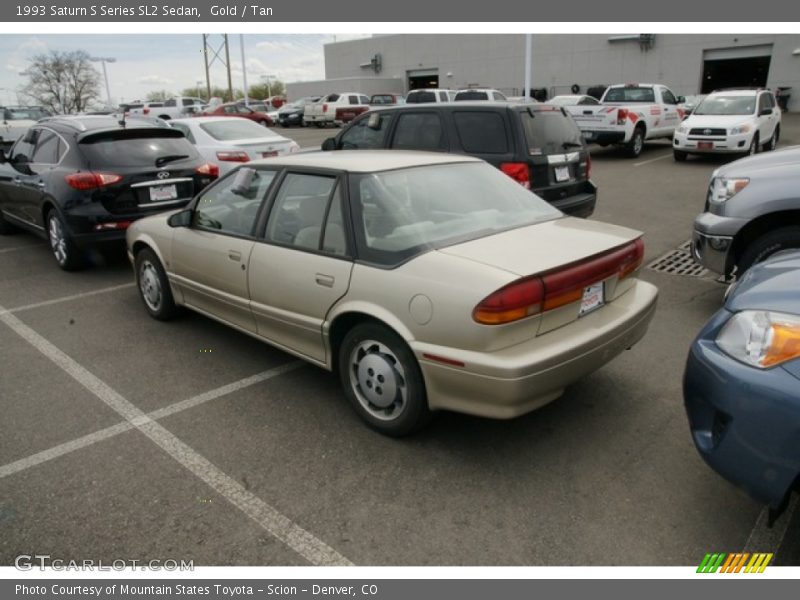 Gold / Tan 1993 Saturn S Series SL2 Sedan