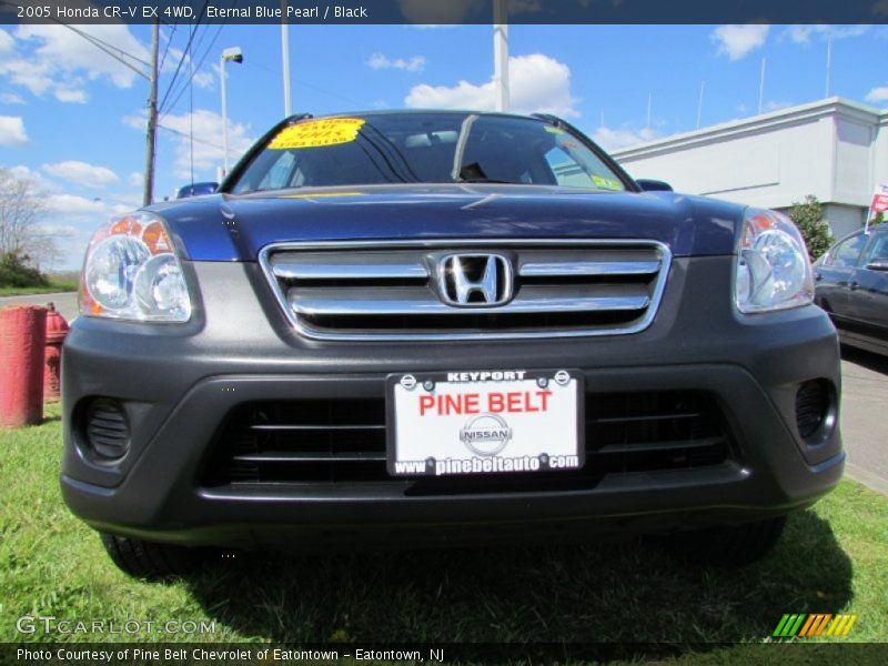 Eternal Blue Pearl / Black 2005 Honda CR-V EX 4WD