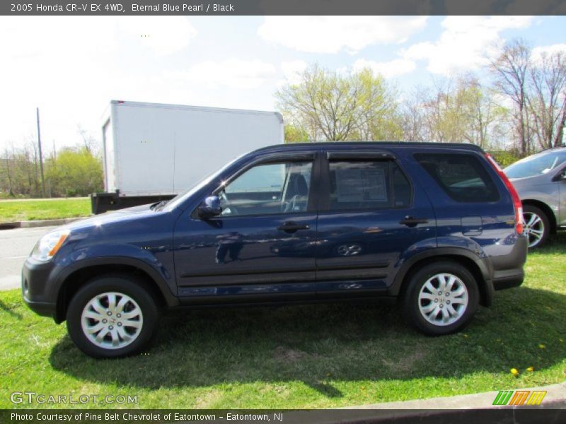 Eternal Blue Pearl / Black 2005 Honda CR-V EX 4WD