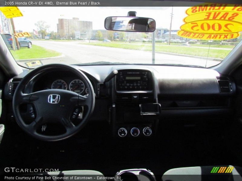 Eternal Blue Pearl / Black 2005 Honda CR-V EX 4WD
