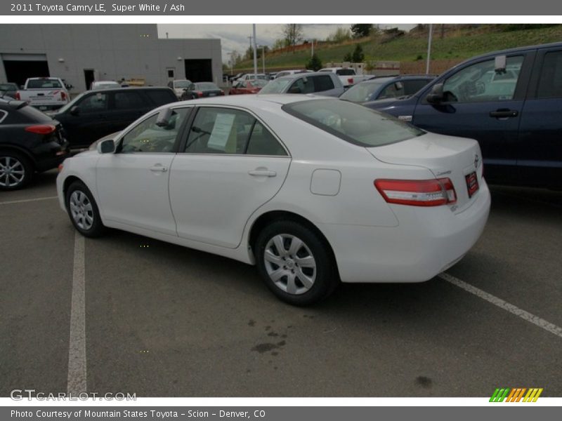 Super White / Ash 2011 Toyota Camry LE