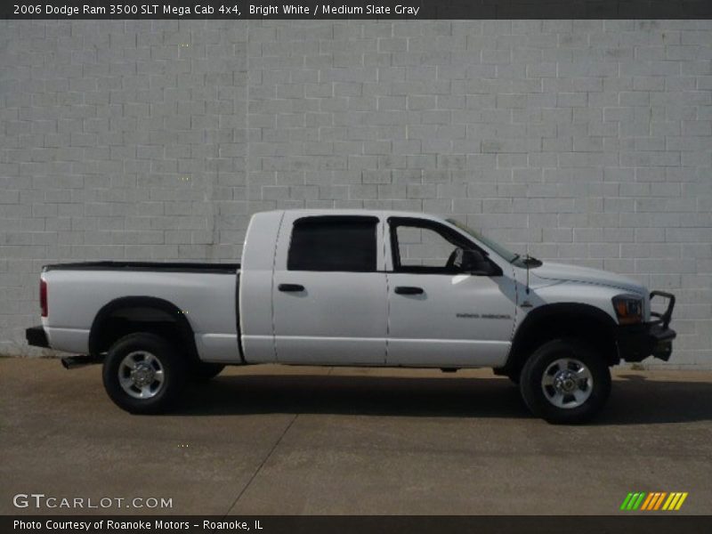 Bright White / Medium Slate Gray 2006 Dodge Ram 3500 SLT Mega Cab 4x4