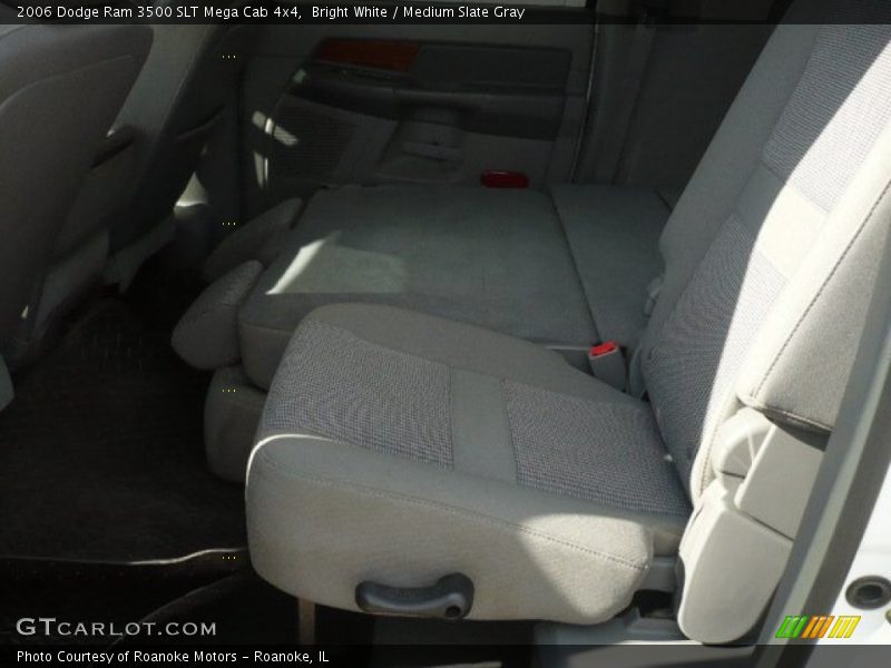 Bright White / Medium Slate Gray 2006 Dodge Ram 3500 SLT Mega Cab 4x4