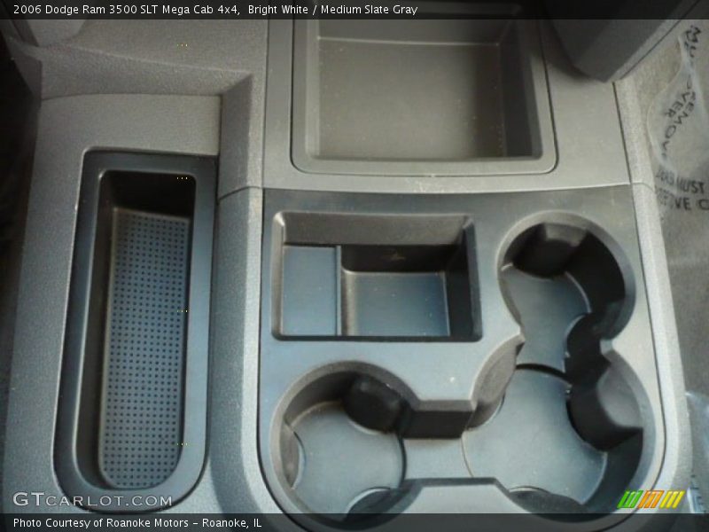 Bright White / Medium Slate Gray 2006 Dodge Ram 3500 SLT Mega Cab 4x4