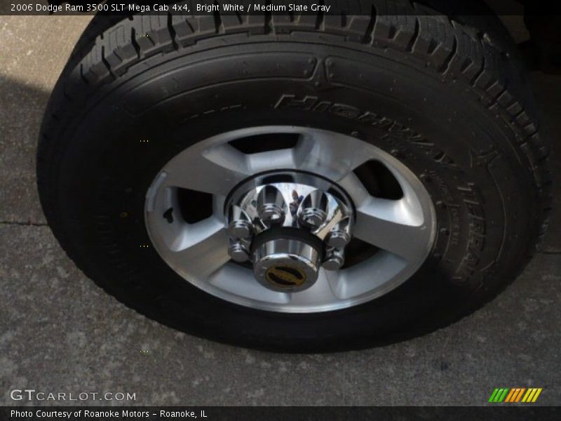 Bright White / Medium Slate Gray 2006 Dodge Ram 3500 SLT Mega Cab 4x4