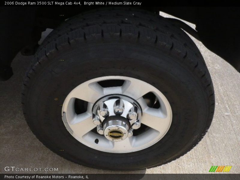 Bright White / Medium Slate Gray 2006 Dodge Ram 3500 SLT Mega Cab 4x4