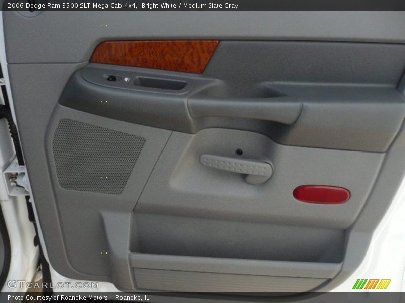 Bright White / Medium Slate Gray 2006 Dodge Ram 3500 SLT Mega Cab 4x4
