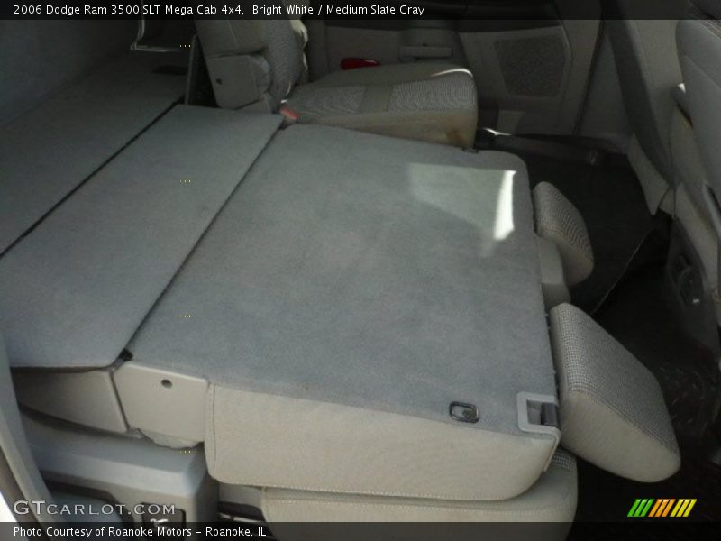 Bright White / Medium Slate Gray 2006 Dodge Ram 3500 SLT Mega Cab 4x4