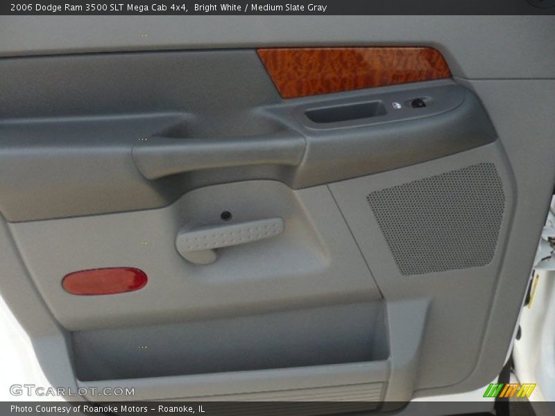 Bright White / Medium Slate Gray 2006 Dodge Ram 3500 SLT Mega Cab 4x4