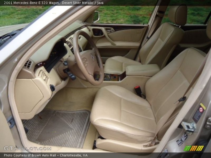  2001 E 320 Wagon Java Interior